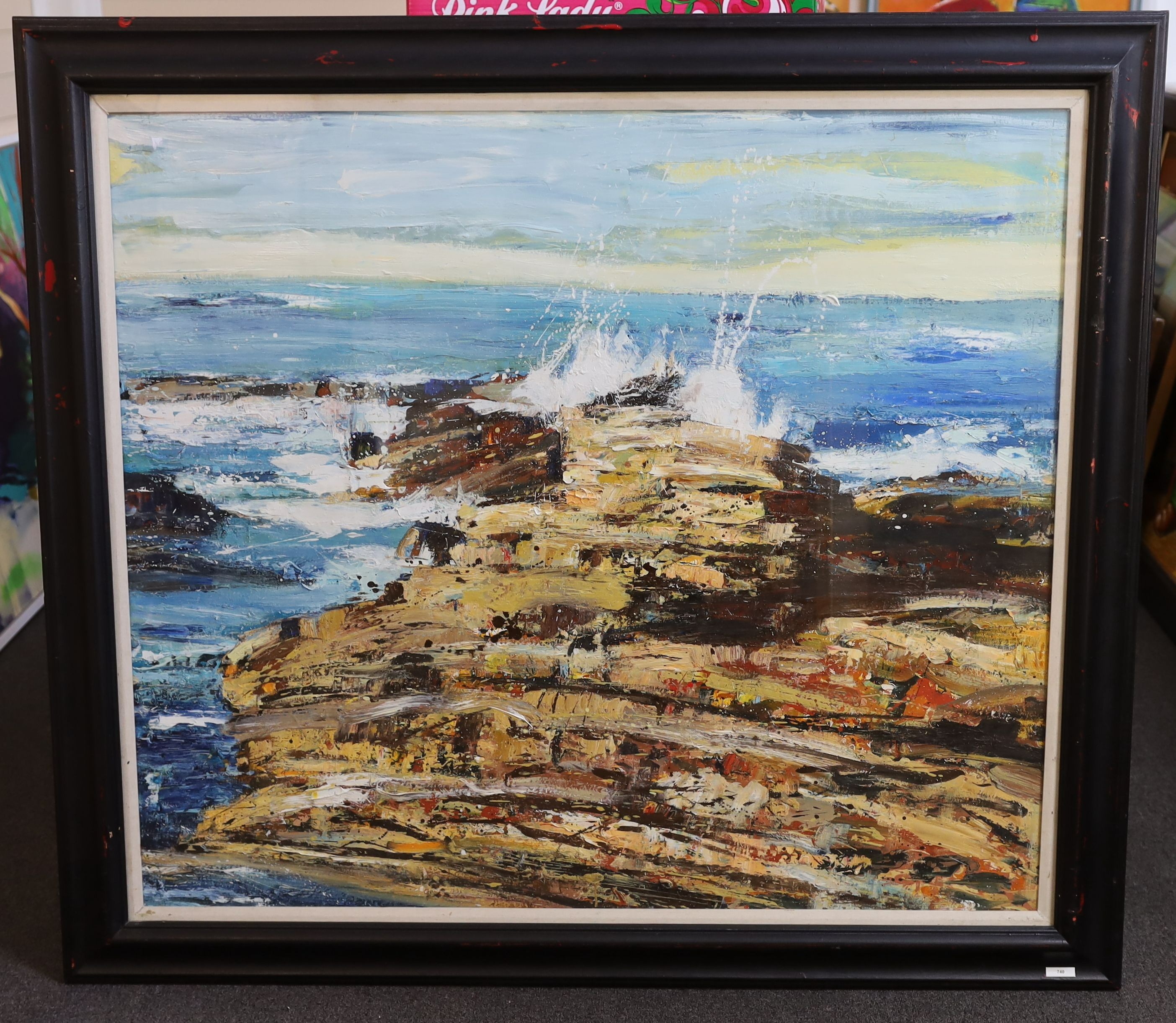 Peter McLaren (Scottish, 1964-), 'Shilpi Geo 2', oil on board, 105 x 121cm
